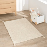 Ковер Детский однотонный из хлопка Hiro 80 x 130 см бежевый LA REDOUTE INTERIEURS  фото, kupilegko.ru